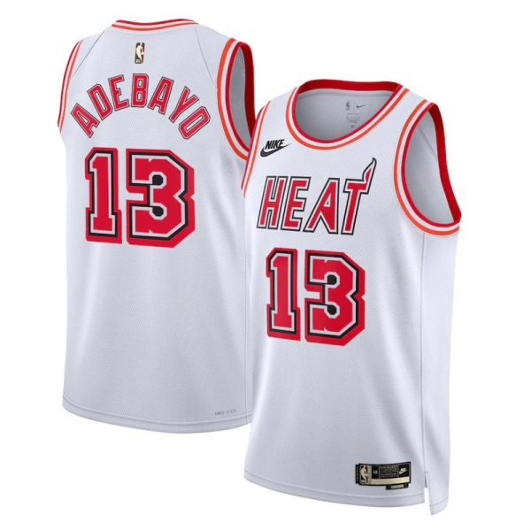 Maillot unisexe Miami Heat Bam Adebayo Nike Swingman blanc - Édition classique - Boutique officielle de maillots NBA