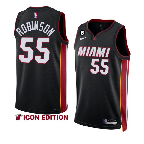 Maillot unisexe Miami Heat Duncan Robinson Nike Swingman noir - Édition Icon - Boutique officielle de maillots NBA