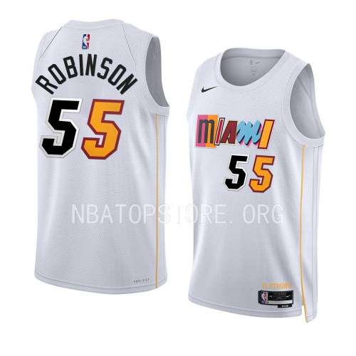 Maillot unisexe Miami Heat Duncan Robinson Nike Swingman blanc - City Edition - Boutique officielle de maillots NBA