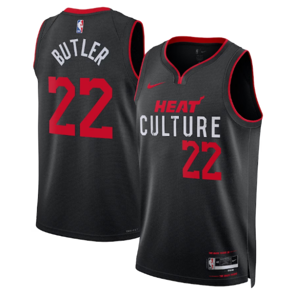 Maillot Swingman unisexe Miami Heat Jimmy Butler Nike noir 2023-24 - City Edition - Boutique officielle de maillots NBA