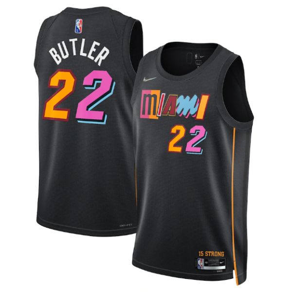 Maillot unisexe Miami Heat Jimmy Butler Nike Swingman noir - City Edition - Boutique officielle de maillots NBA