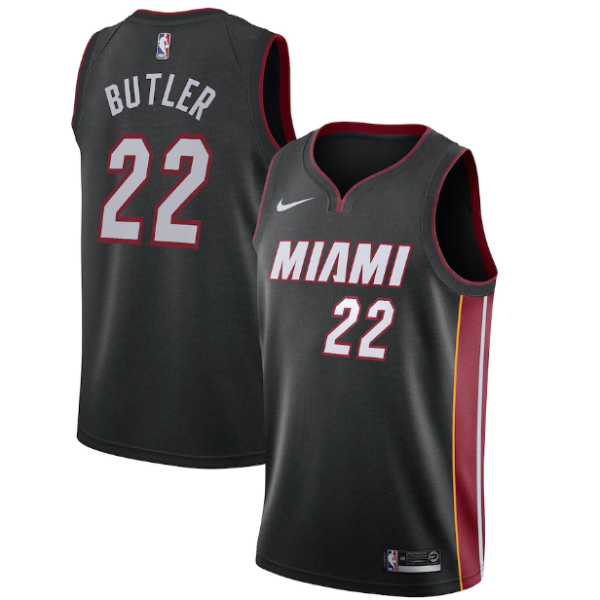 Maillot unisexe Miami Heat Jimmy Butler Nike Swingman noir - Édition Icon - Boutique officielle de maillots NBA