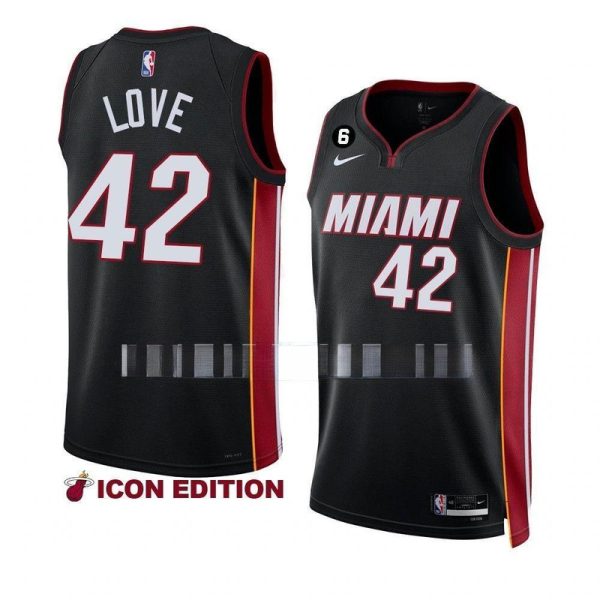 Maillot unisexe Miami Heat Kevin Love Nike Swingman noir - Édition Icon - Boutique officielle de maillots NBA