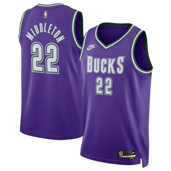 Maillot unisexe Milwaukee Bucks Giannis Antetokounmpo Nike Pureple Swingman - Édition classique - Boutique officielle de maillots NBA