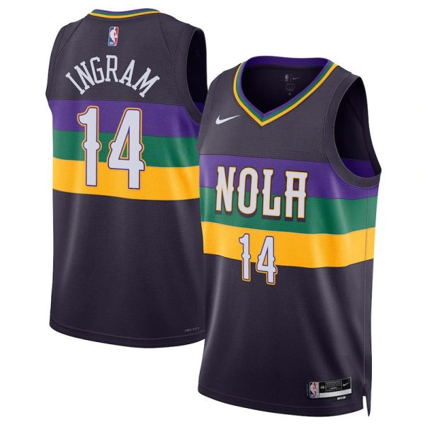 Maillot unisexe New Orleans Pelicans Brandon Ingram Nike Noir 2022-23 Swingman - City Edition - Boutique officielle de maillots NBA