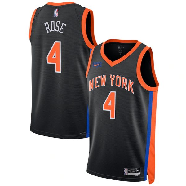 Maillot Nike Swingman noir unisexe des New York Knicks Derrick Rose - City Edition - Boutique officielle de maillots NBA