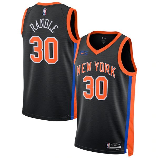 Maillot unisexe New York Knicks Julius Randle Nike noir 2022-23 Swingman - City Edition - Boutique officielle de maillots NBA