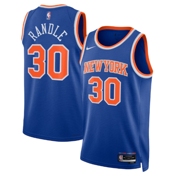 Maillot unisexe New York Knicks Julius Randle Nike Royal Swingman - Édition Icon - Boutique officielle de maillots NBA