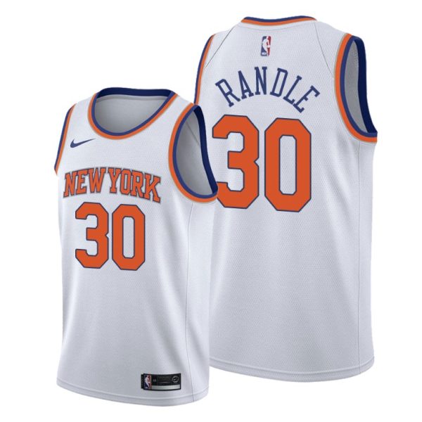 Maillot unisexe New York Knicks Julius Randle Nike Swingman blanc - Édition Association - Boutique officielle de maillots NBA