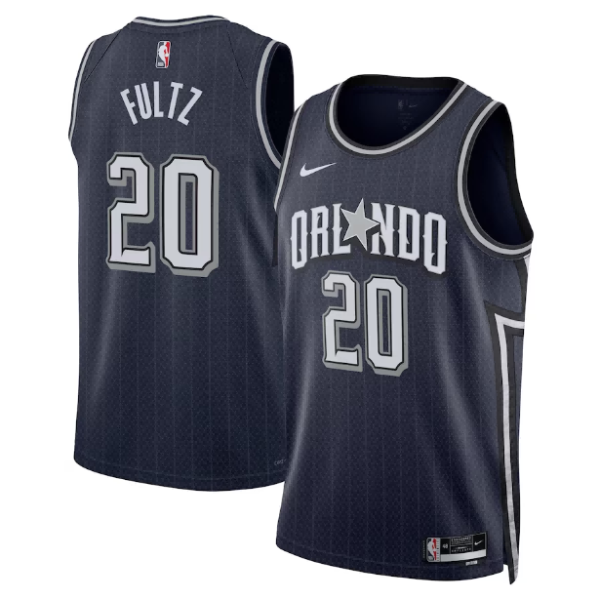 Maillot unisexe Orlando Magic Markelle Fultz Nike Navy 2023-24 Swingman - City Edition - Boutique officielle de maillots NBA