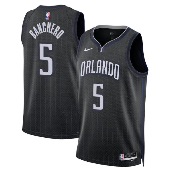 Maillot unisexe Orlando Magic Paolo Banchero Nike Noir 2022-23 Swingman - City Edition - Boutique officielle de maillots NBA