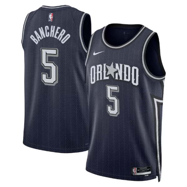 Maillot unisexe Orlando Magic Paolo Banchero Nike Navy 2023-24 Swingman - City Edition - Boutique officielle de maillots NBA