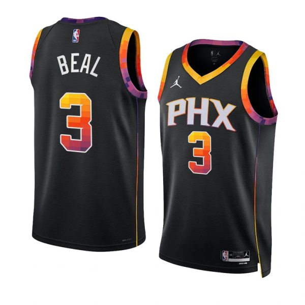 Maillot unisexe Phoenix Suns Bradley Beal Jordan Swingman noir - Édition Statement - Boutique officielle de maillots NBA