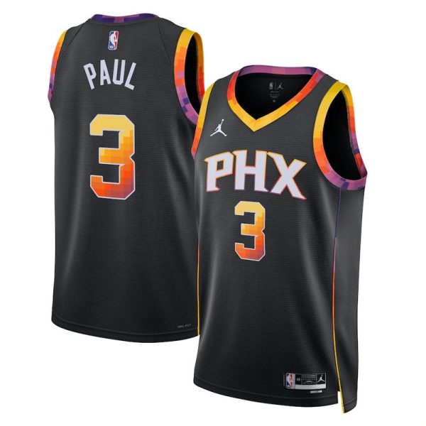 Maillot unisexe Phoenix Suns Chris Paul Nike Swingman noir - Édition Statement - Boutique officielle de maillots NBA