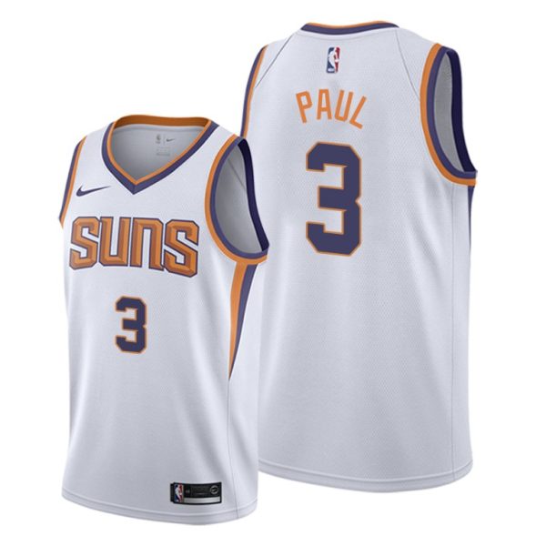 Maillot unisexe Phoenix Suns Chris Paul Nike Swingman blanc - Édition Association - Boutique officielle de maillots NBA