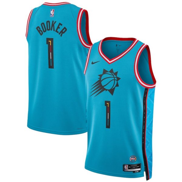 Maillot unisexe Phoenix Suns Devin Booker Nike Turquoise 2022-23 Swingman - City Edition - Boutique officielle de maillots NBA