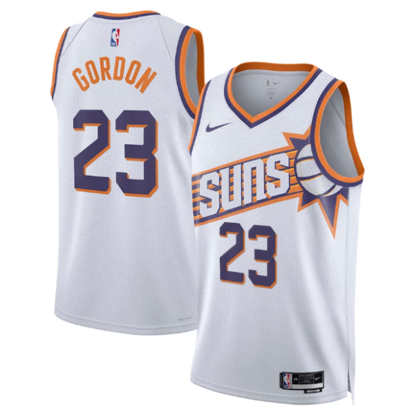 Maillot Nike Swingman blanc unisexe des Phoenix Suns Eric Gordon - Édition Association - Boutique officielle de maillots NBA