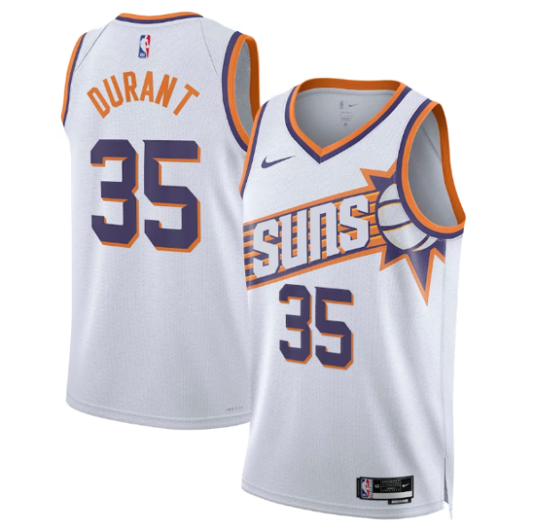 Maillot unisexe Phoenix Suns Kevin Durant Nike Swingman blanc - Édition Association - Boutique officielle de maillots NBA