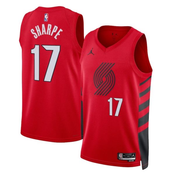 Maillot unisexe Portland Trail Blazers Shaedon Sharpe Jordan rouge Swingman - Édition Statement - Boutique officielle de maillots NBA