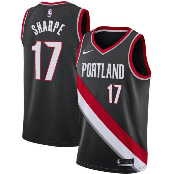 Maillot unisexe Portland Trail Blazers Shaedon Sharpe Nike noir Swingman - Édition Icon - Boutique officielle de maillots NBA