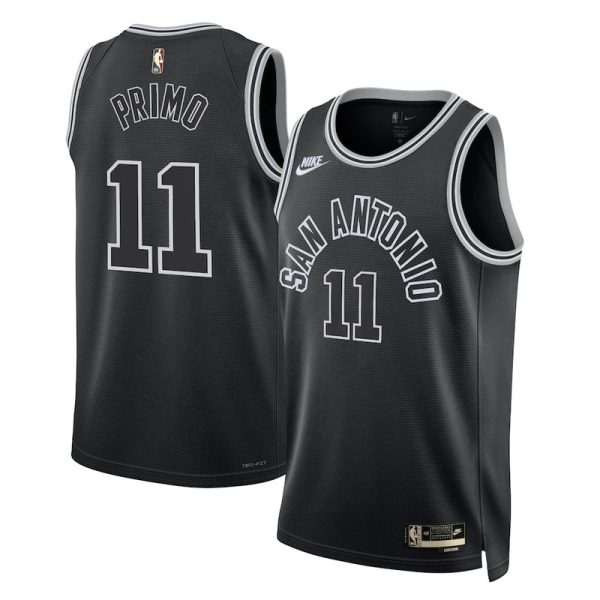 Maillot unisexe San Antonio Spurs Joshua Primo Nike Swingman noir - Édition classique - Boutique officielle de maillots NBA