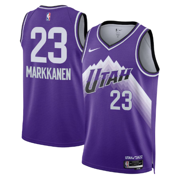 Maillot unisexe Utah Jazz Lauri Markkanen Nike Violet 2023-24 Swingman - City Edition - Boutique officielle de maillots NBA