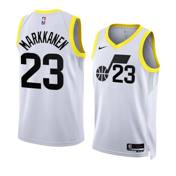 Maillot Nike Swingman blanc unisexe Utah Jazz Lauri Markkanen - Édition Association - Boutique officielle de maillots NBA