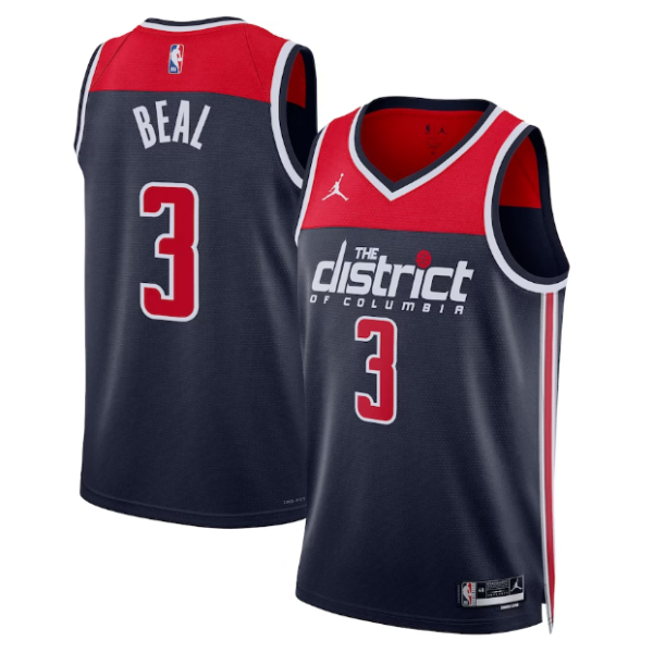 Maillot Nike Swingman unisexe des Washington Wizards Bradley Beal - Bleu marine - Édition Statement - Boutique officielle de maillots NBA