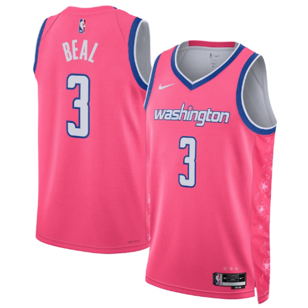 Maillot Swingman unisexe Washington Wizards Bradley Beal Nike rose 2022-23 - City Edition - Boutique officielle de maillots NBA