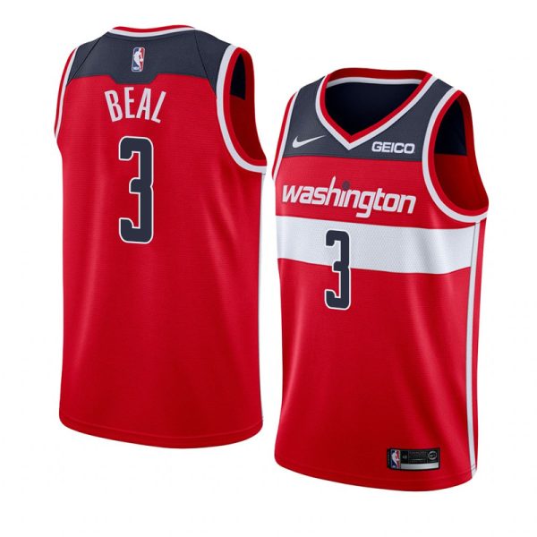 Maillot Nike Swingman rouge unisexe des Washington Wizards Bradley Beal - Édition Icon - Boutique officielle de maillots NBA