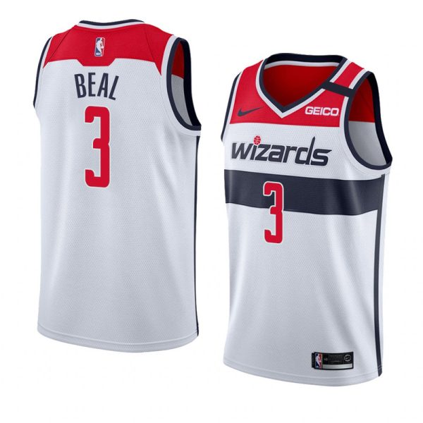 Maillot Nike Swingman blanc unisexe des Washington Wizards Bradley Beal - Édition Association - Boutique officielle de maillots NBA