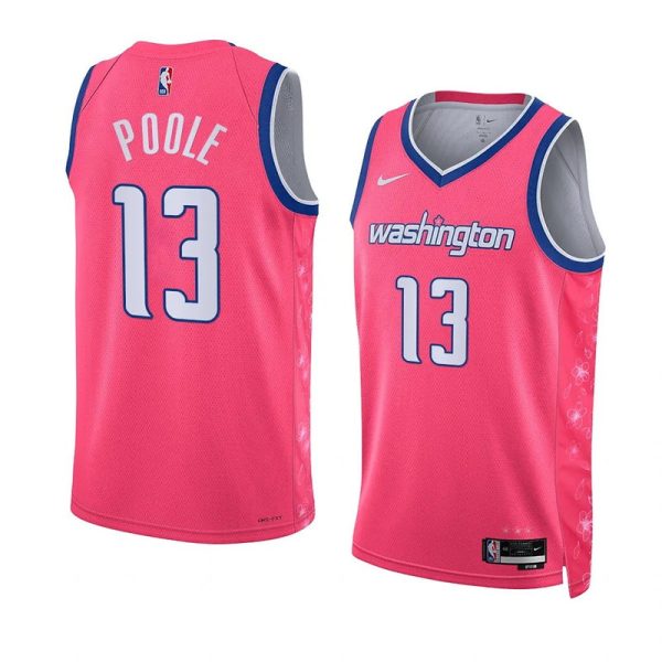 Maillot unisexe Washington Wizards Jordan Poole Nike Rose 2022-23 Swingman - City Edition - Boutique officielle de maillots NBA