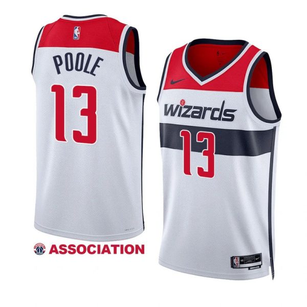 Maillot unisexe Nike Swingman Washington Wizards Jordan Poole blanc - Édition Association - Boutique officielle de maillots NBA
