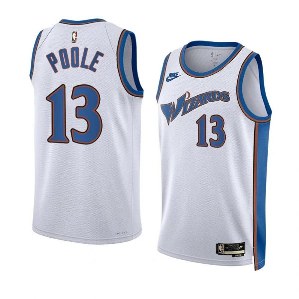 Maillot unisexe Nike Swingman Washington Wizards Jordan Poole blanc - Édition classique - Boutique officielle de maillots NBA